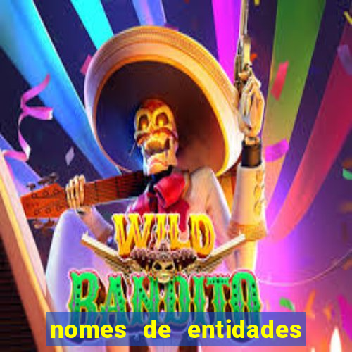 nomes de entidades do mal